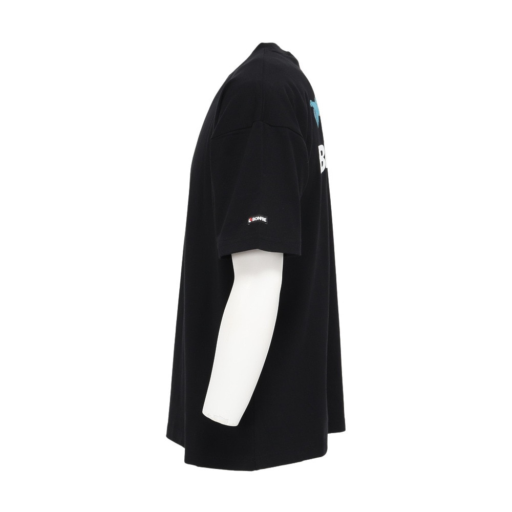 ボンファイア（Bonfire）（メンズ）Kingfisher 半袖Tシャツ 50BNF5SCD2377 BLK