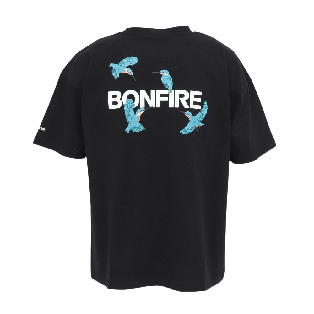 ボンファイア（Bonfire）（メンズ）Kingfisher 半袖Tシャツ 50BNF5SCD2377 BLK
