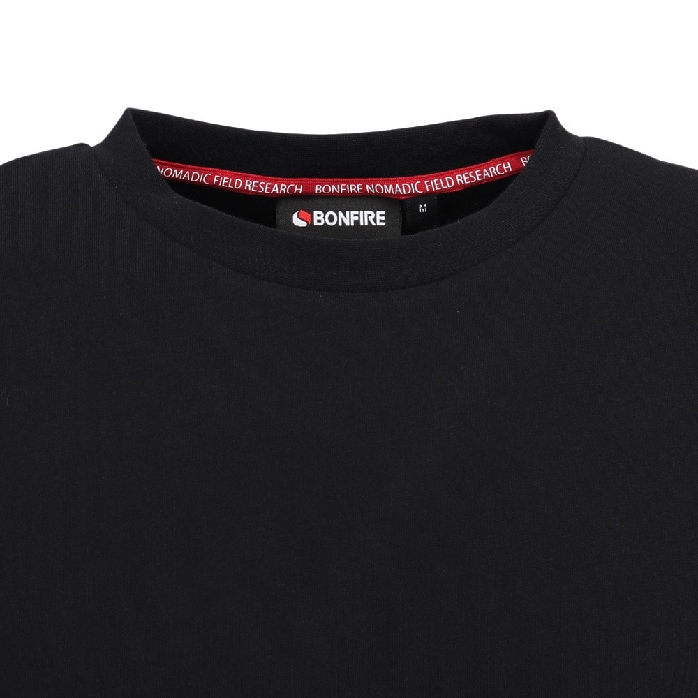 ボンファイア（Bonfire）（メンズ）Kingfisher 半袖Tシャツ 50BNF5SCD2377 BLK