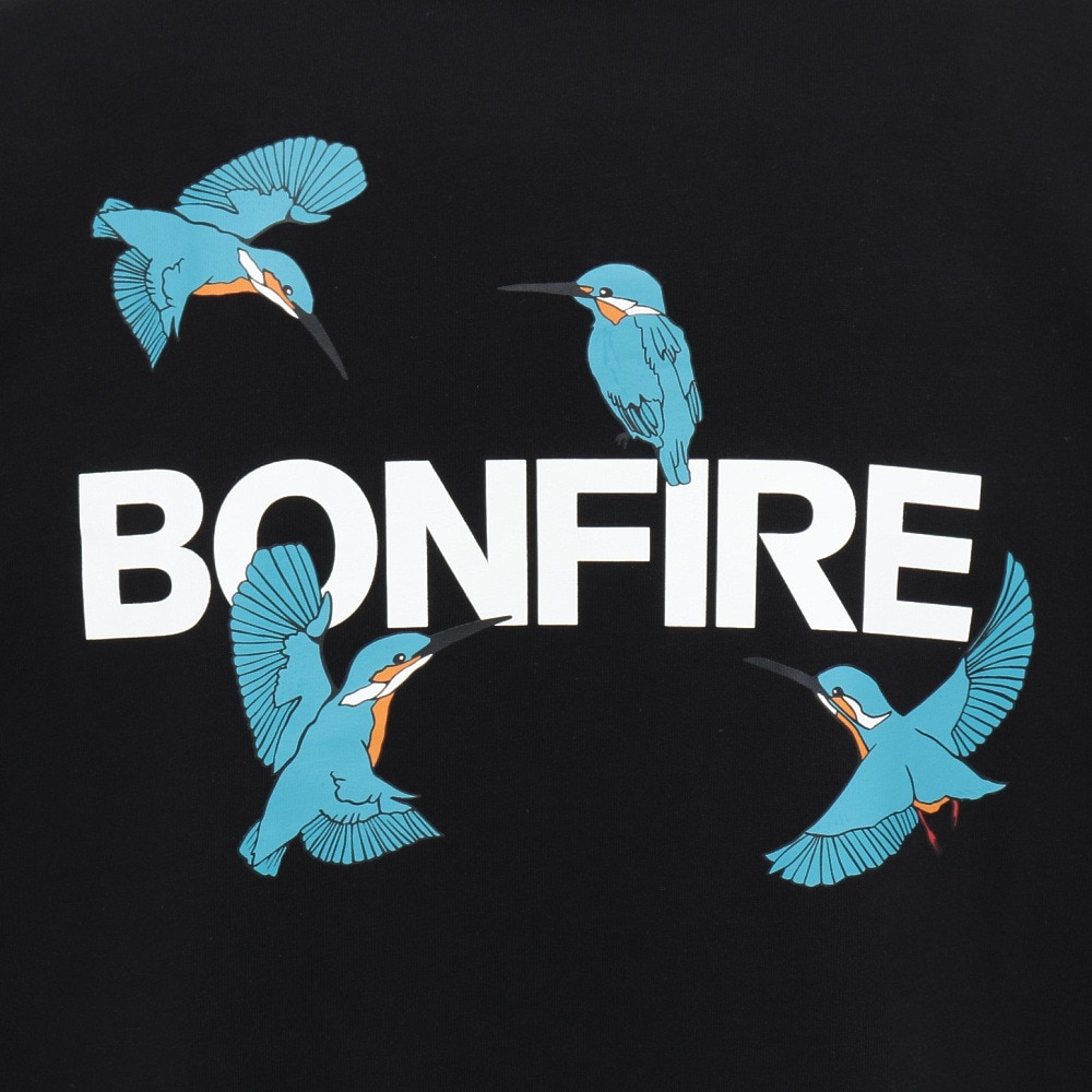 ボンファイア（Bonfire）（メンズ）Kingfisher 半袖Tシャツ 50BNF5SCD2377 BLK
