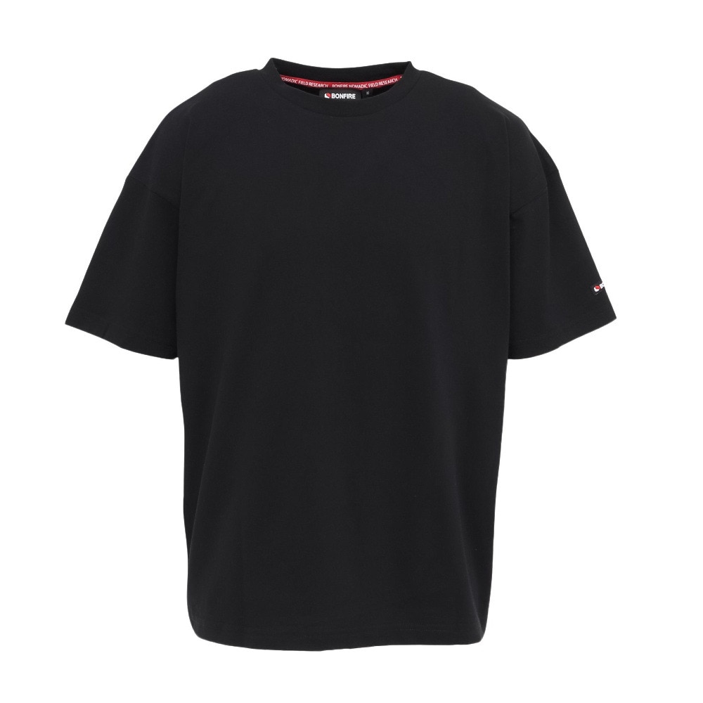 ボンファイア（Bonfire）（メンズ）Kingfisher 半袖Tシャツ 50BNF5SCD2377 BLK