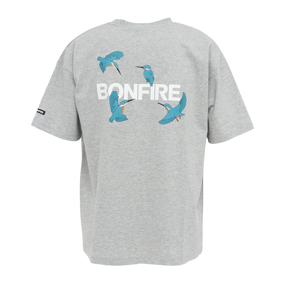 ボンファイア（Bonfire）（メンズ）半袖Tシャツ Kingfisher 50BNF5SCD2377 GRY グレー