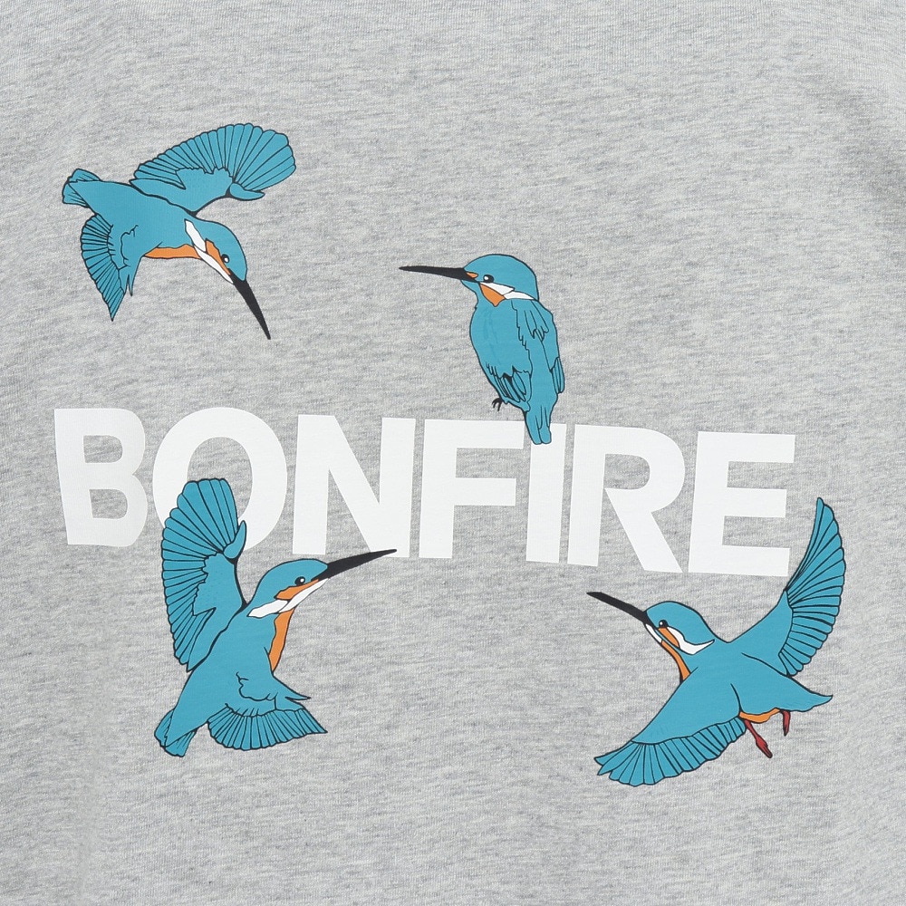 ボンファイア（Bonfire）（メンズ）半袖Tシャツ Kingfisher 50BNF5SCD2377 GRY グレー