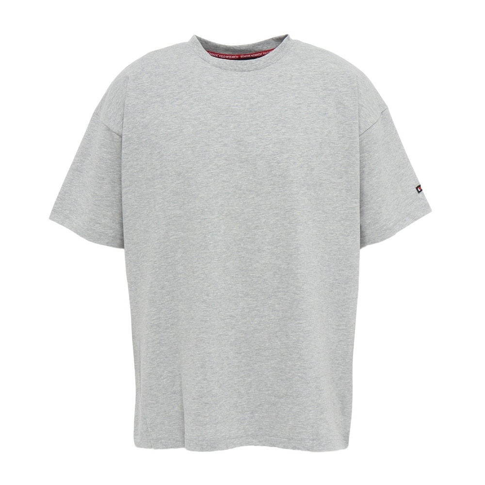 ボンファイア（Bonfire）（メンズ）半袖Tシャツ Kingfisher 50BNF5SCD2377 GRY グレー