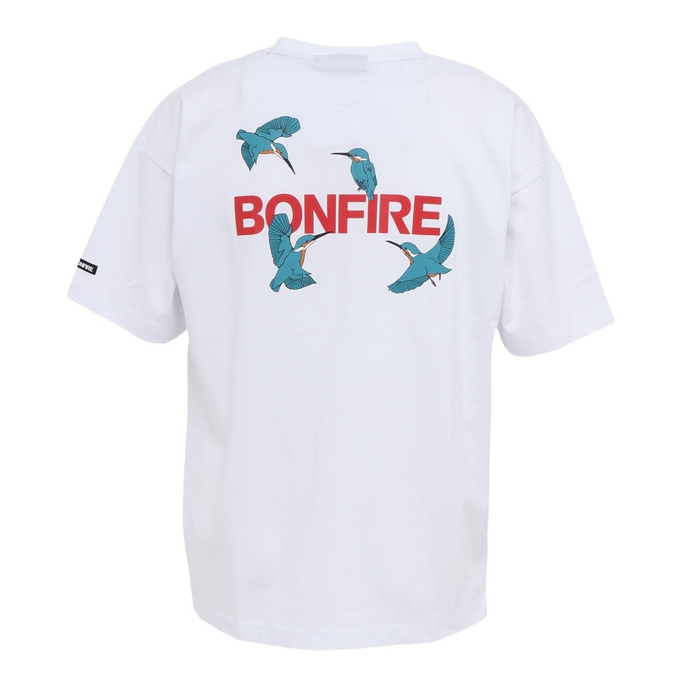 ボンファイア（Bonfire）（メンズ）Kingfisher 半袖Tシャツ 50BNF5SCD2377 WHT