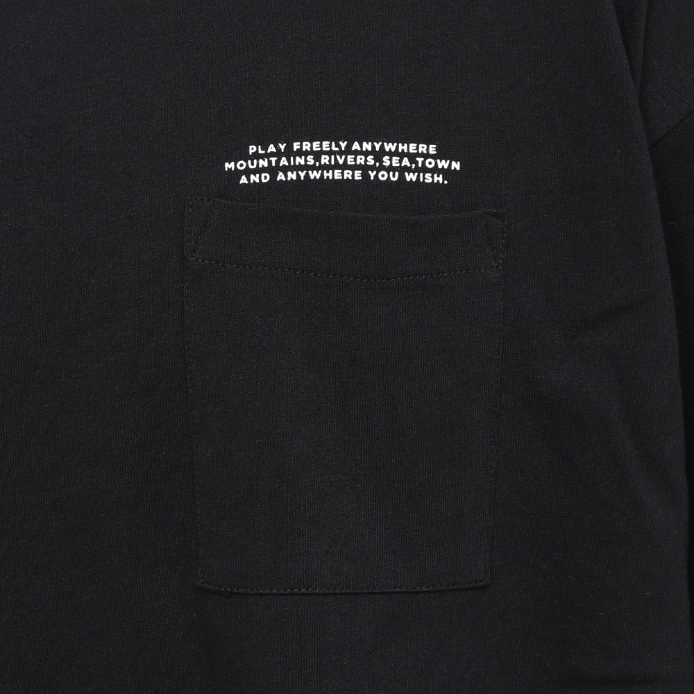 ボンファイア（Bonfire）（メンズ）Big valley 半袖Tシャツ 50BNF5SCD2378 BLK