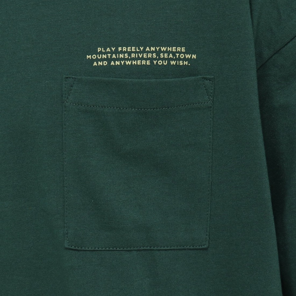ボンファイア（Bonfire）（メンズ）半袖Tシャツ Big valley 50BNF5SCD2378 DGRN ダークグリーン