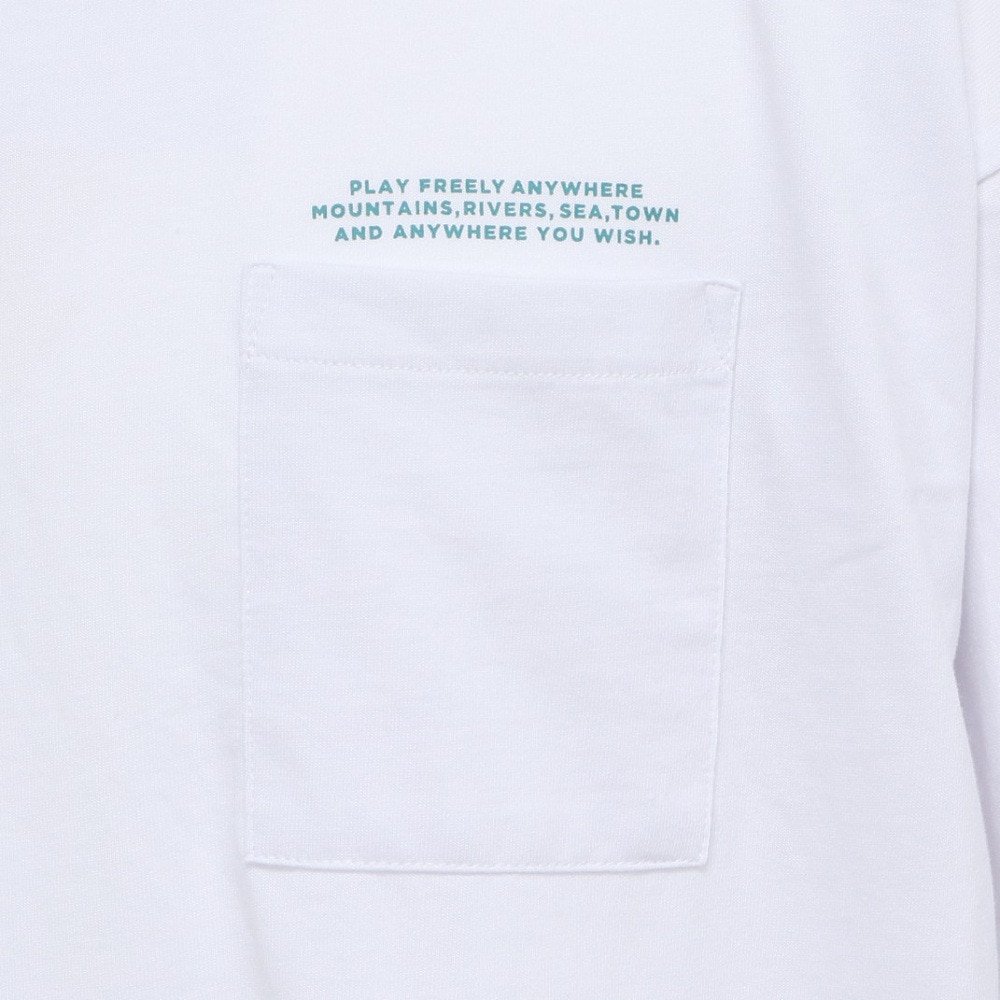 ボンファイア（Bonfire）（メンズ）Big valley 半袖Tシャツ 50BNF5SCD2378 WHT