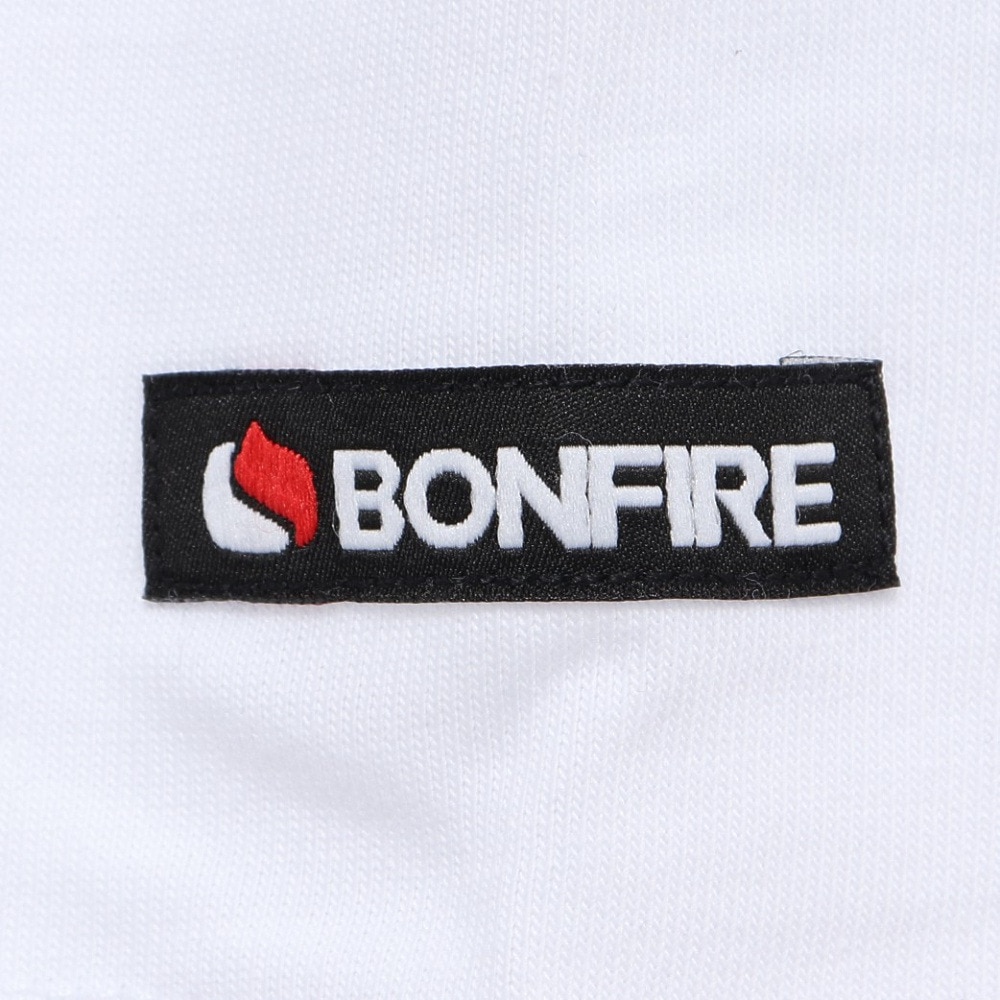 ボンファイア（Bonfire）（メンズ）Big valley 半袖Tシャツ 50BNF5SCD2378 WHT