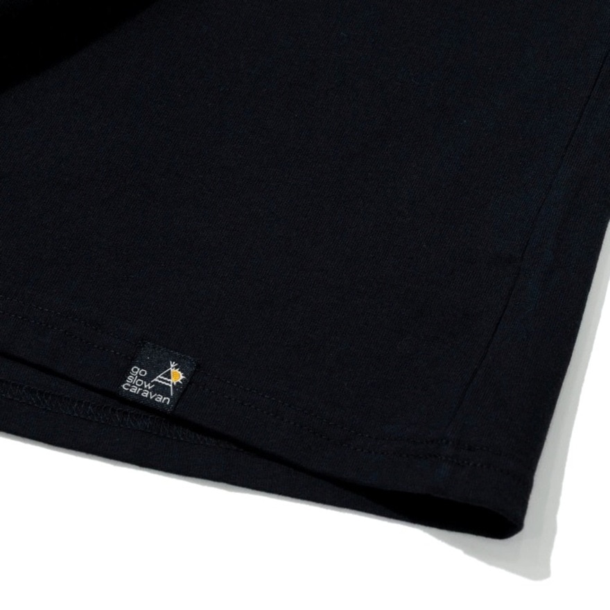 ゴースローキャラバン（GOSLOWCARAVAN）（メンズ）イロイロ刺繍Tシャツ 341912 BLK