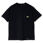 (メンズ)イロイロ刺繍Tシャツ 341912 BLK
