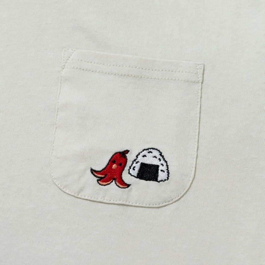 ゴースローキャラバン（GOSLOWCARAVAN）（メンズ）イロイロ刺繍Tシャツ 341912 IVY