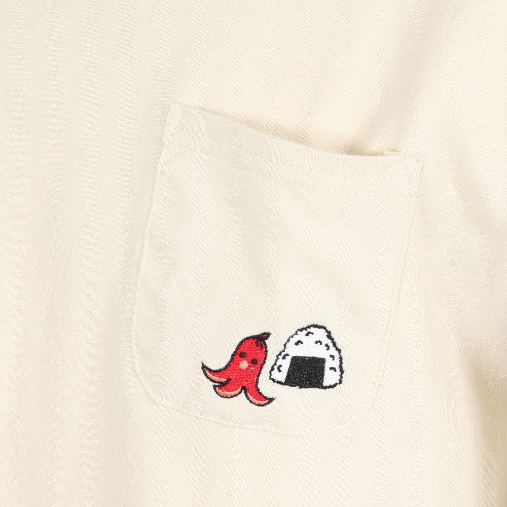 ゴースローキャラバン（GOSLOWCARAVAN）（メンズ）イロイロ刺繍Tシャツ 341912 IVY