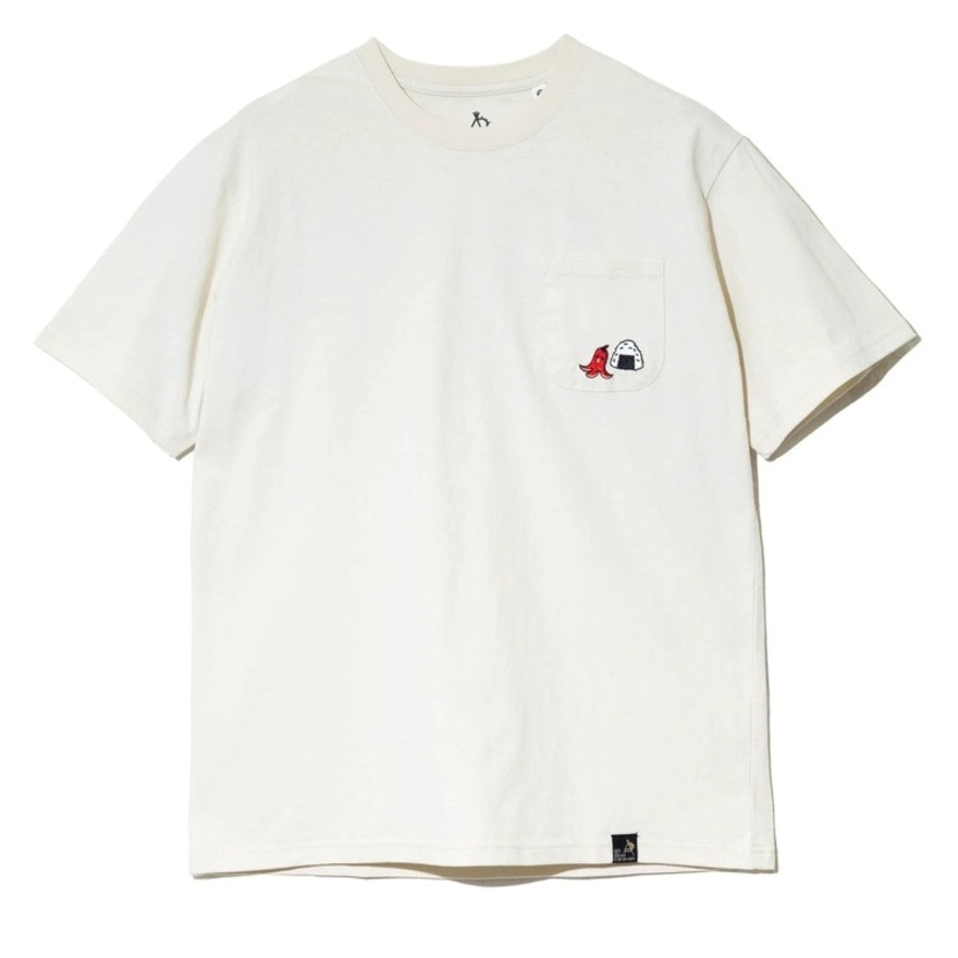 ゴースローキャラバン（GOSLOWCARAVAN）（メンズ）イロイロ刺繍Tシャツ 341912 IVY