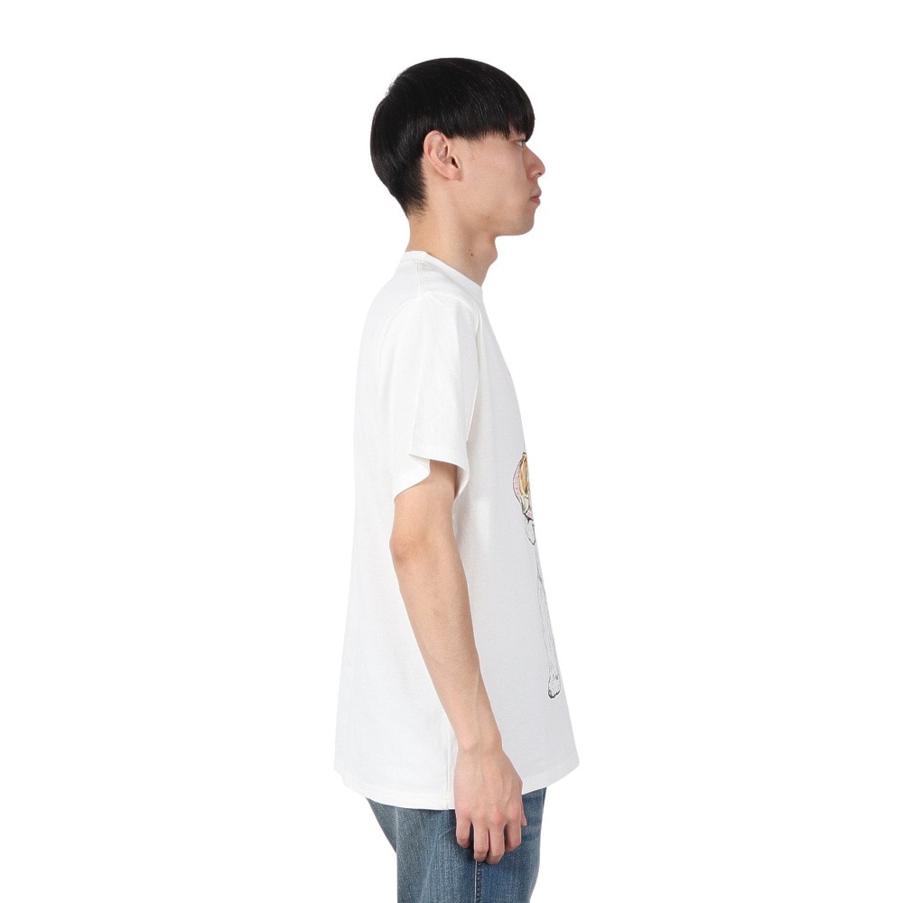 ゴースローキャラバン（GOSLOWCARAVAN）（メンズ）餃子クマ Tシャツ 341913 WHT