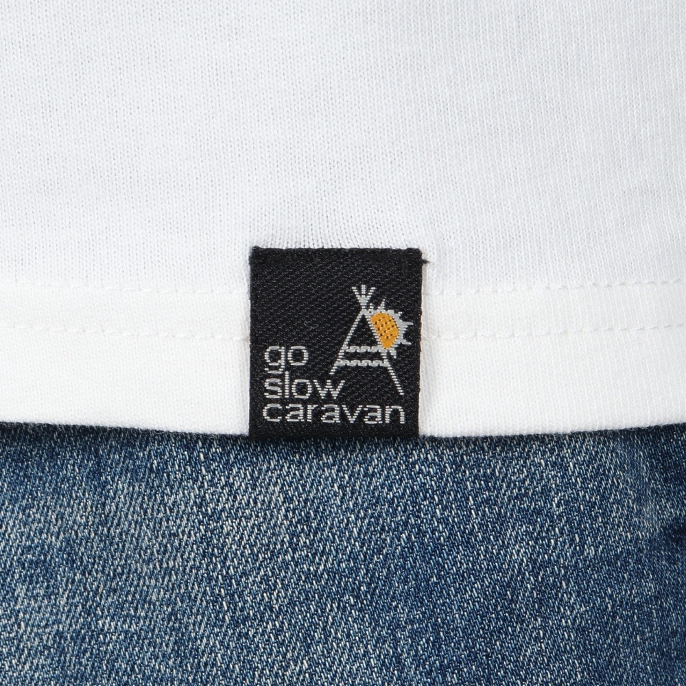 ゴースローキャラバン（GOSLOWCARAVAN）（メンズ）餃子クマ Tシャツ 341913 WHT