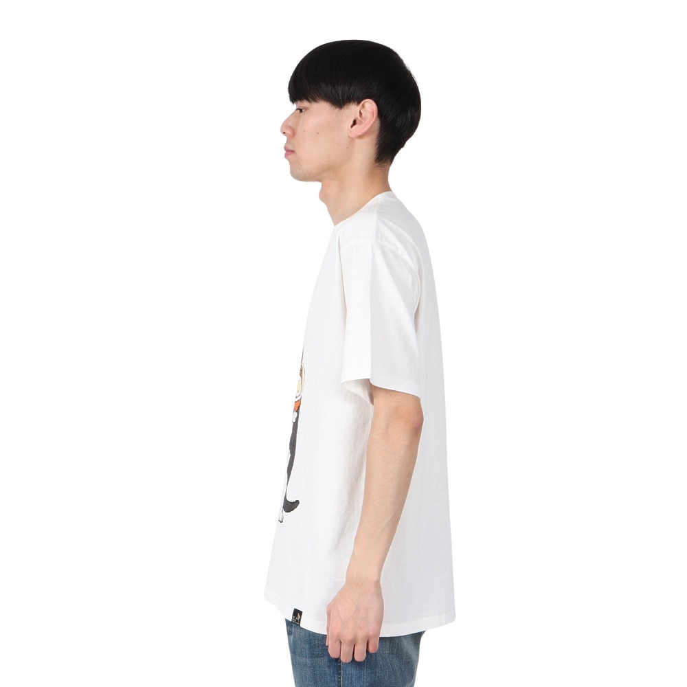 ゴースローキャラバン（GOSLOWCARAVAN）（メンズ）中華そば猫 Tシャツ 341914 WHT