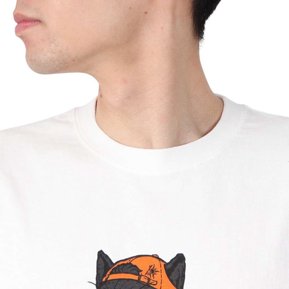 ゴースローキャラバン（GOSLOWCARAVAN）（メンズ）中華そば猫 Tシャツ 341914 WHT