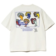 (メンズ)スクエアロゴゆったりTシャツ 341915B IVY