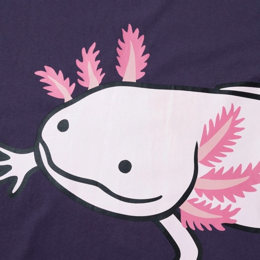 ゴースローキャラバン（GOSLOWCARAVAN）（メンズ）ウーパールーパーゆったりTシャツ 341916 VLT