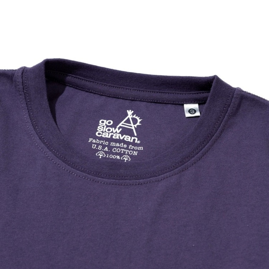 ゴースローキャラバン（GOSLOWCARAVAN）（メンズ）ウーパールーパーゆったりTシャツ 341916 VLT