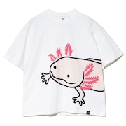(メンズ)ウーパールーパーゆったりTシャツ 341916 WHT