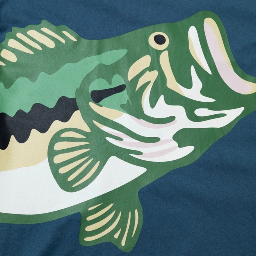 ゴースローキャラバン（GOSLOWCARAVAN）（メンズ）ブラックバスTシャツ 341917 BLU