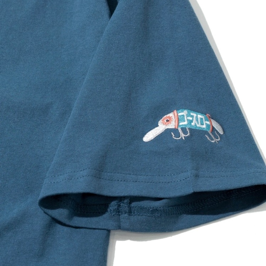 ゴースローキャラバン（GOSLOWCARAVAN）（メンズ）ブラックバスTシャツ 341917 BLU