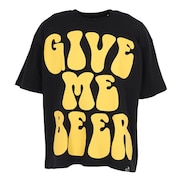 (メンズ)ギブミービア ゆったりTシャツ 341919 BLK