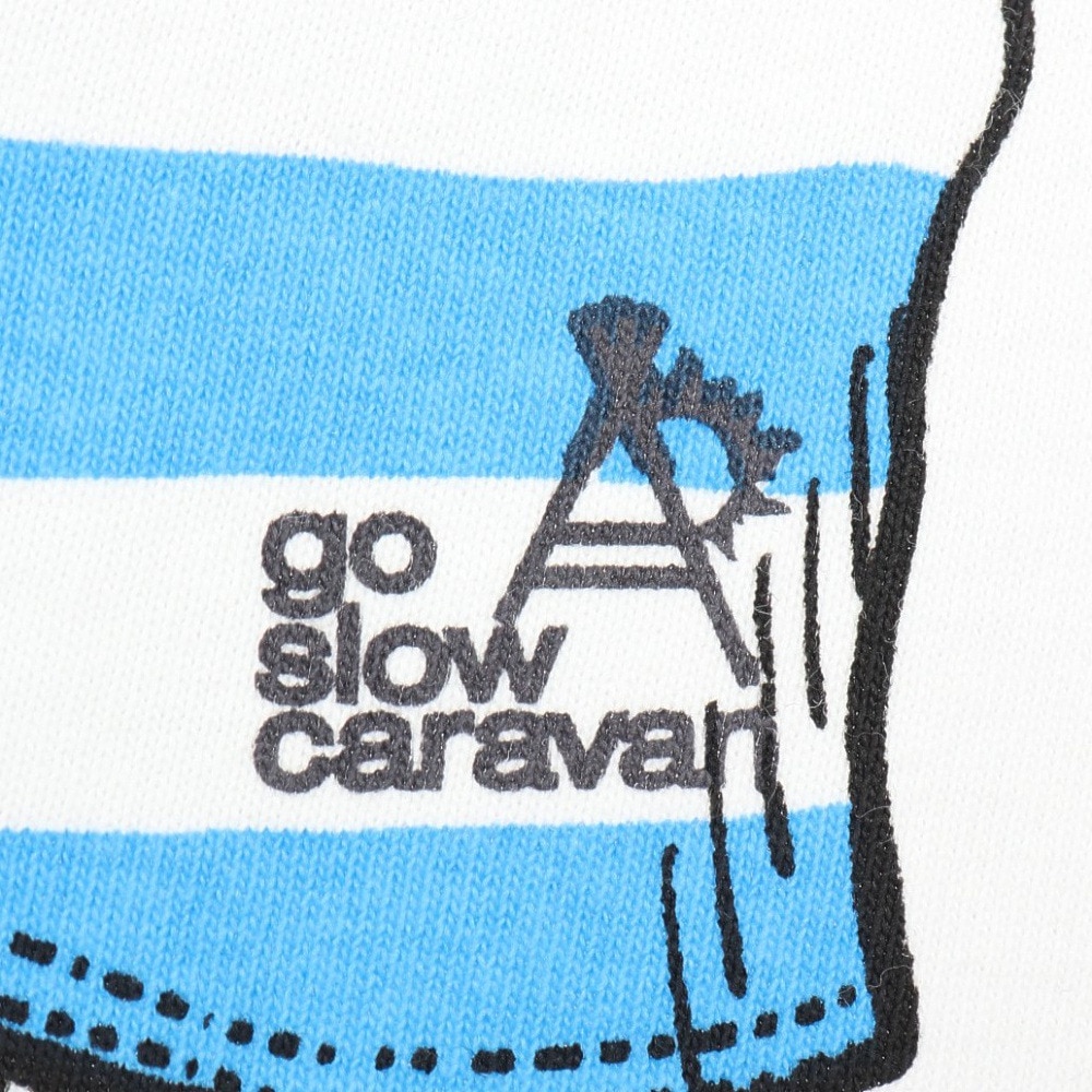 ゴースローキャラバン（GOSLOWCARAVAN）（メンズ）プールクマ ビッグTシャツ 341920 WHT