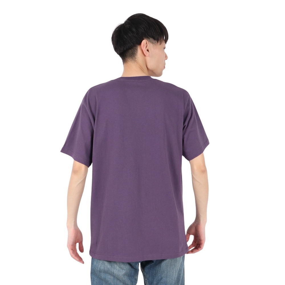ゴースローキャラバン（GOSLOWCARAVAN）（メンズ）DOMDOM×GSC 手作り厚焼きたまごバーガークマ Tシャツ 341961 VLT バイオレット