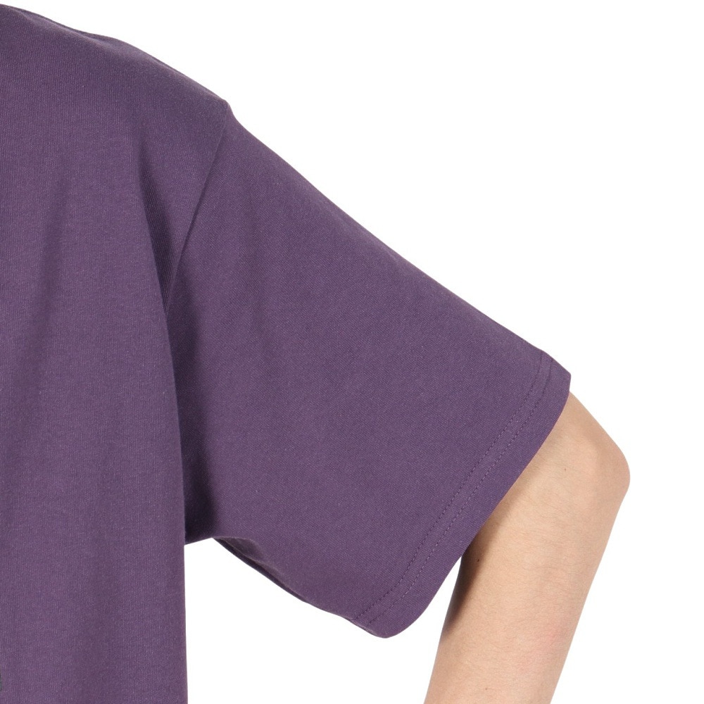 ゴースローキャラバン（GOSLOWCARAVAN）（メンズ）DOMDOM×GSC 手作り厚焼きたまごバーガークマ Tシャツ 341961 VLT バイオレット