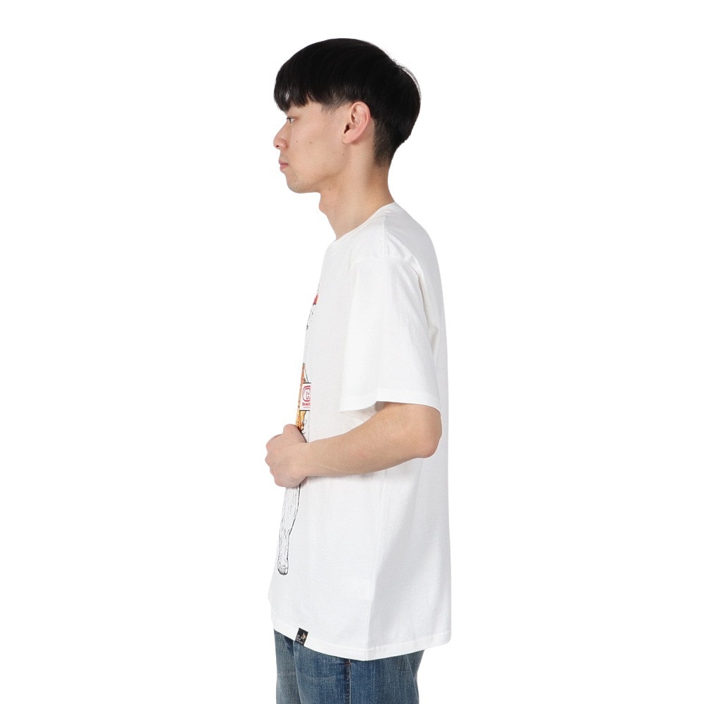 ゴースローキャラバン（GOSLOWCARAVAN）（メンズ）DOMDOM×GSC 手作り厚焼きたまごバーガークマ Tシャツ 341961 WHT ホワイト