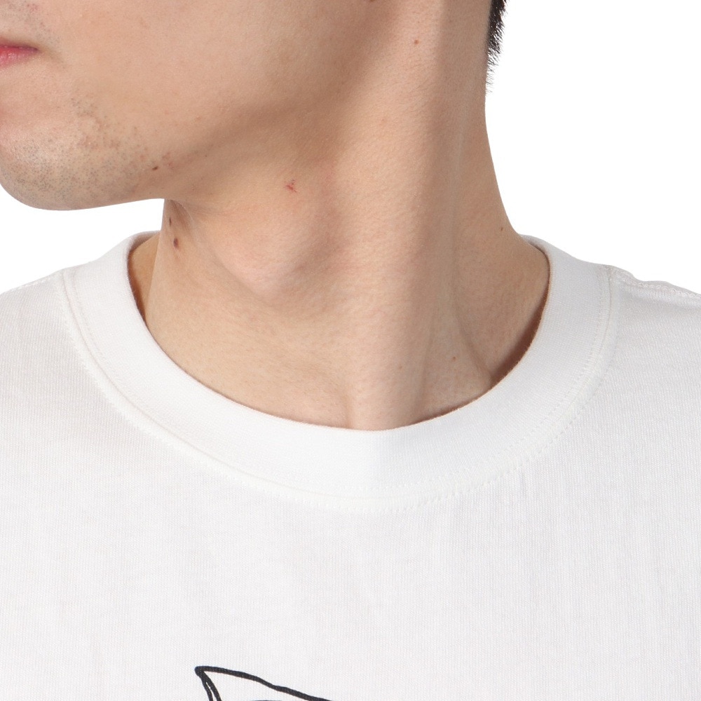ゴースローキャラバン（GOSLOWCARAVAN）（メンズ）DOMDOM×GSC 手作り厚焼きたまごバーガークマ Tシャツ 341961 WHT ホワイト