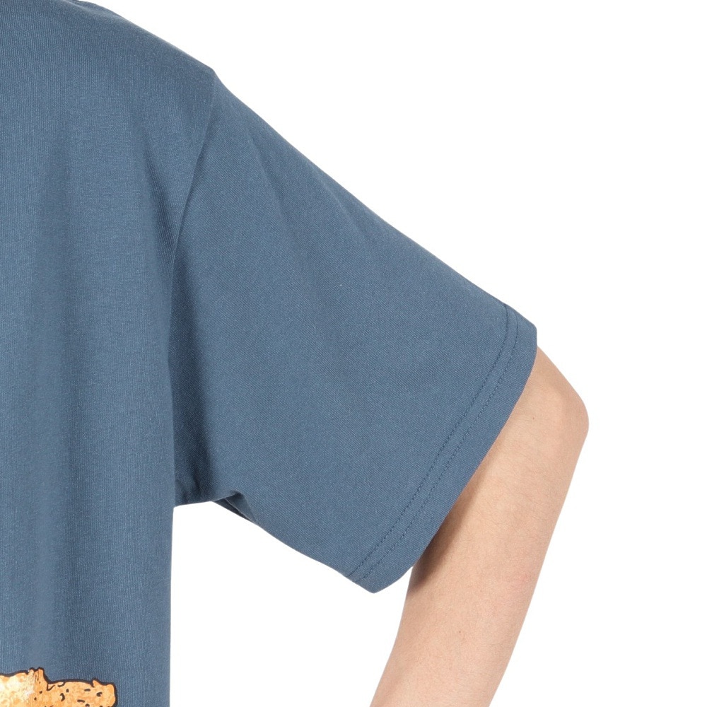 ゴースローキャラバン（GOSLOWCARAVAN）（メンズ）DOMDOM×GSC びたびたバターフィッシュ猫 半袖Tシャツ 341962 BLU ブルー