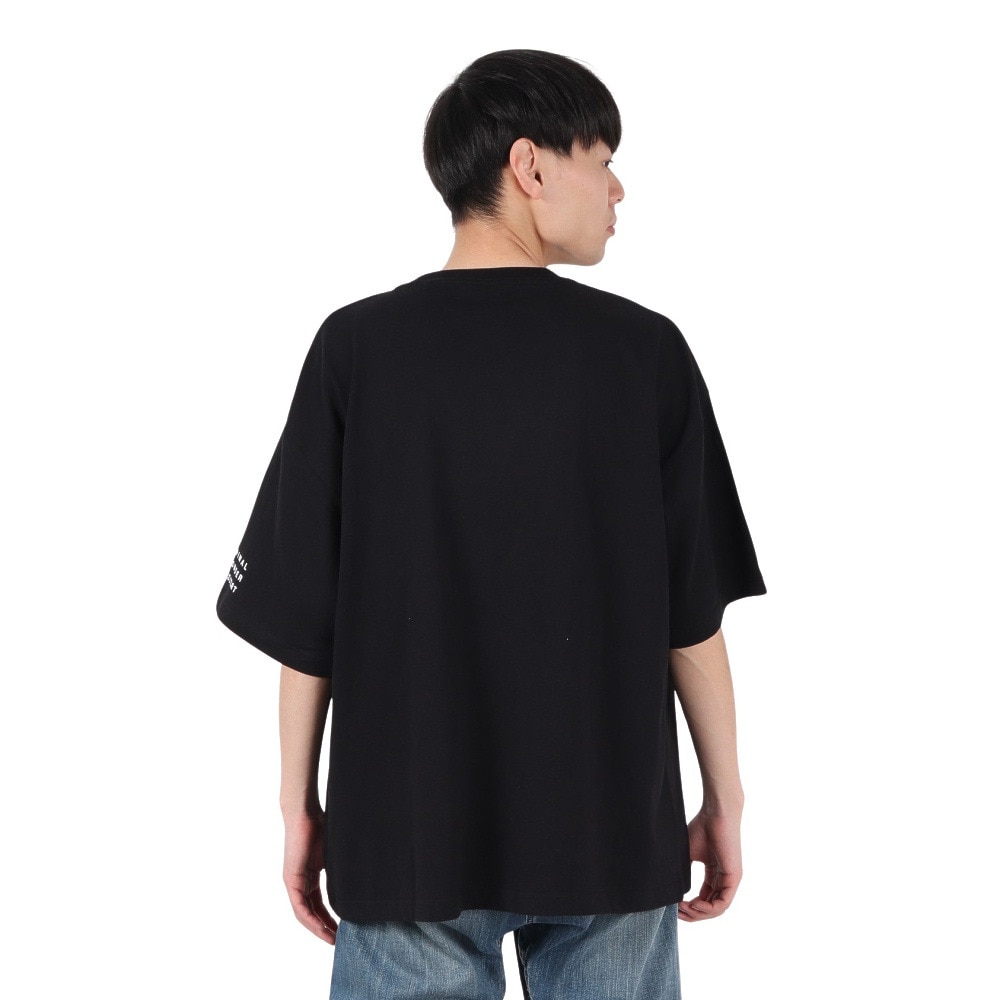 ゴースローキャラバン（GOSLOWCARAVAN）（メンズ）味噌ピーチキンバーガーゾウ ビッグ Tシャツ 341963 BLK