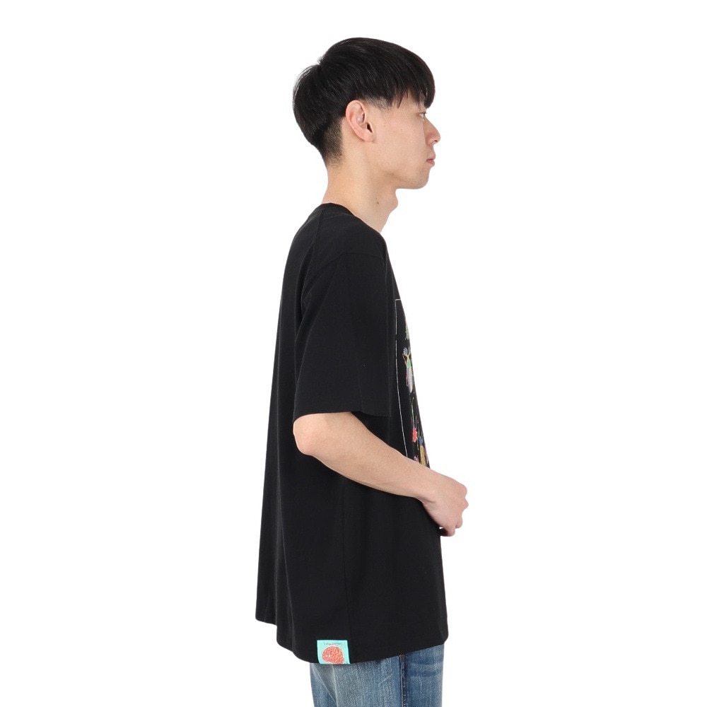 ゴースローキャラバン（GOSLOWCARAVAN）（メンズ）RAY綿 エキゾチックビートルズ 半袖Tシャツ 342612 BLK ブラック