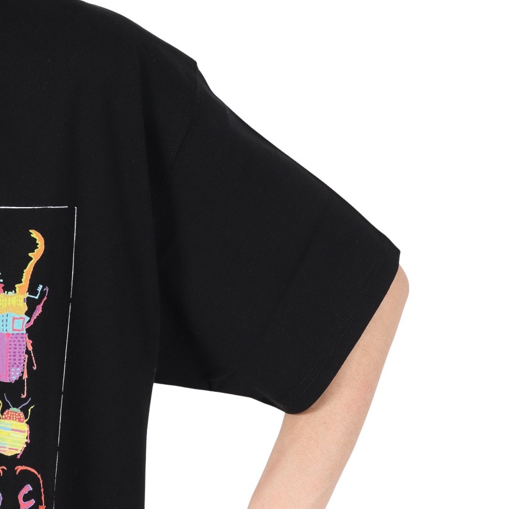 ゴースローキャラバン（GOSLOWCARAVAN）（メンズ）RAY綿 エキゾチックビートルズ 半袖Tシャツ 342612 BLK ブラック