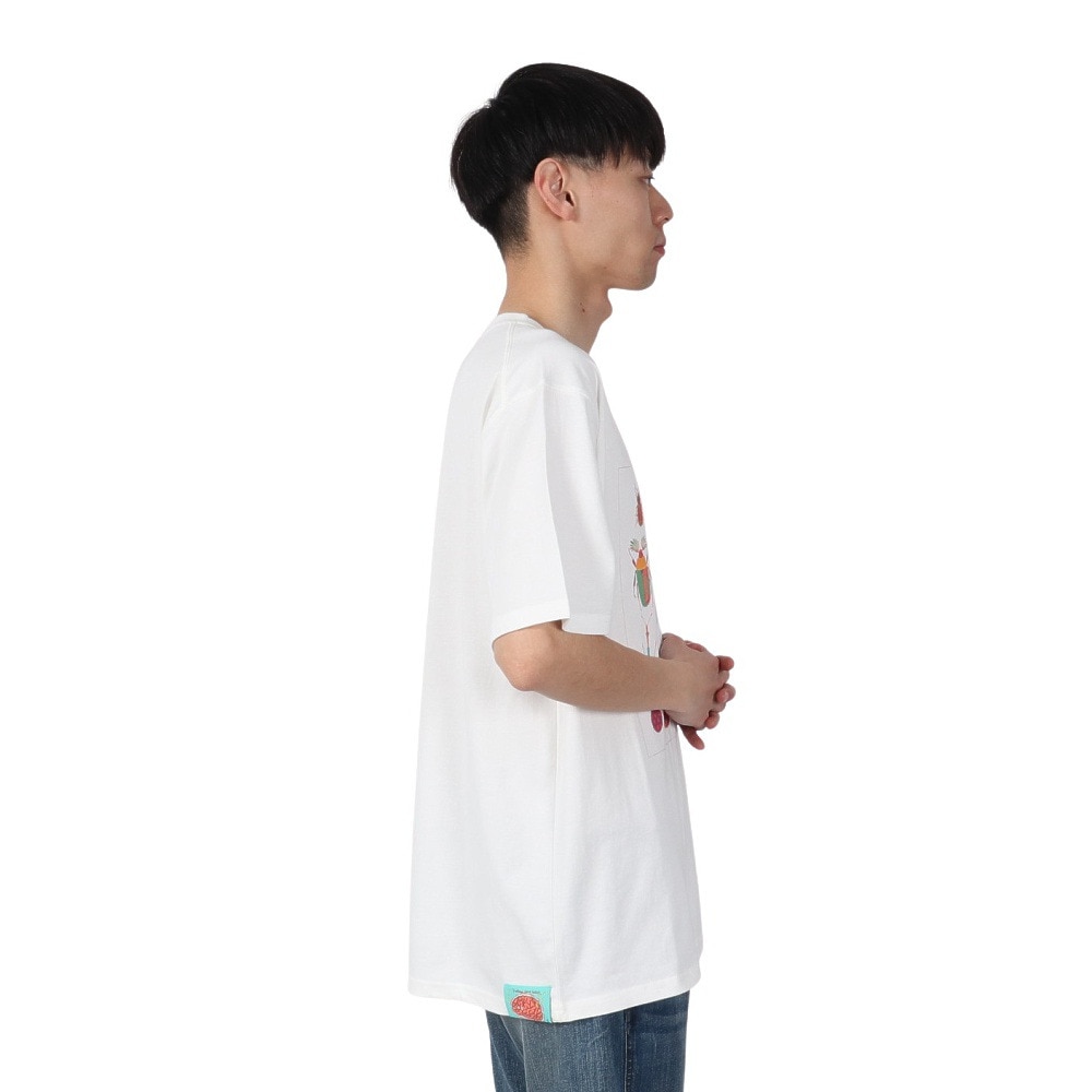 ゴースローキャラバン（GOSLOWCARAVAN）（メンズ）RAY綿 エキゾチックビートルズ 半袖Tシャツ 342612 WHT ホワイト