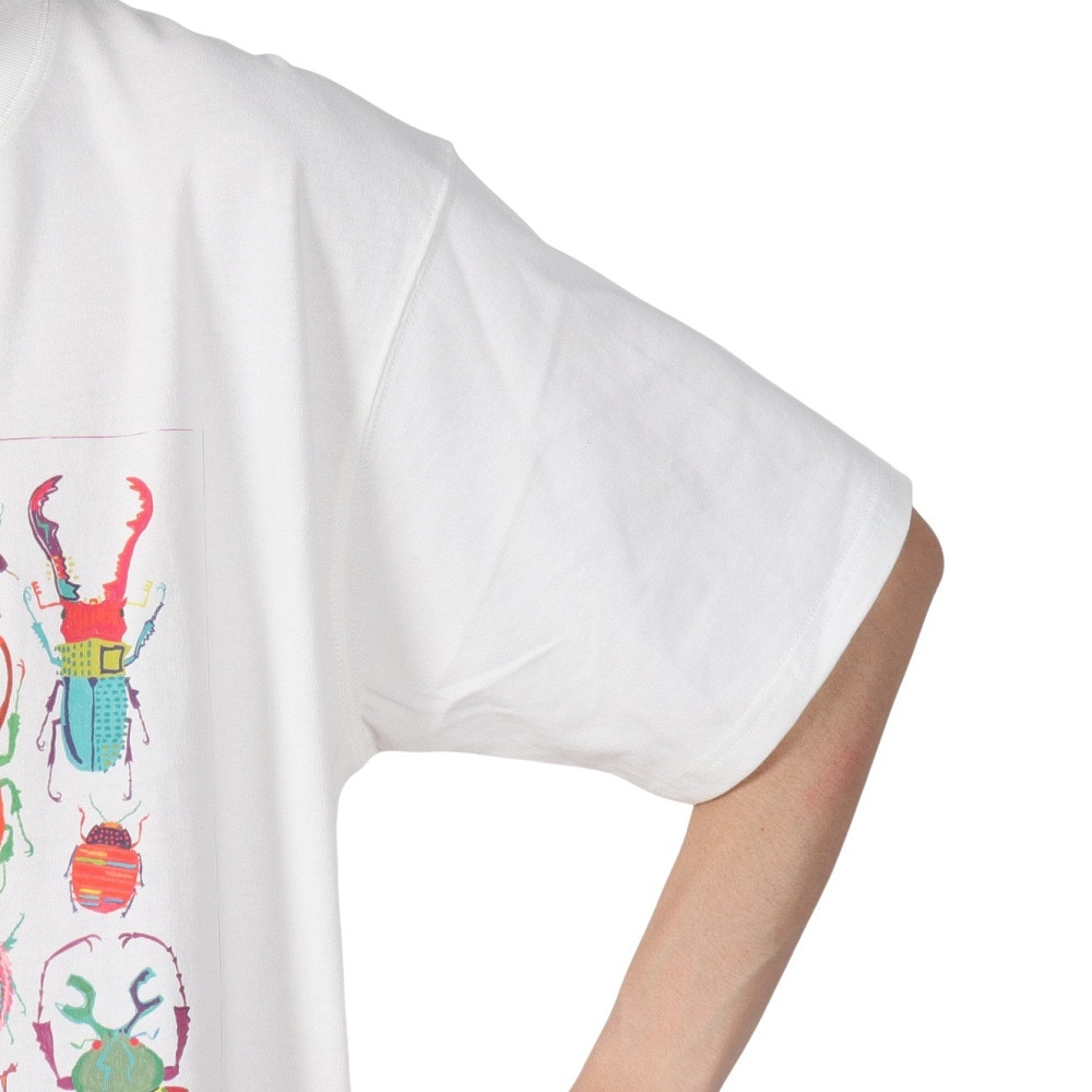 ゴースローキャラバン（GOSLOWCARAVAN）（メンズ）RAY綿 エキゾチックビートルズ 半袖Tシャツ 342612 WHT ホワイト
