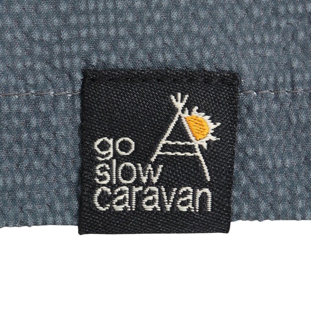 ゴースローキャラバン（GOSLOWCARAVAN）（メンズ）ストレッチサッカー 総柄プリントTシャツ 346124 CCL