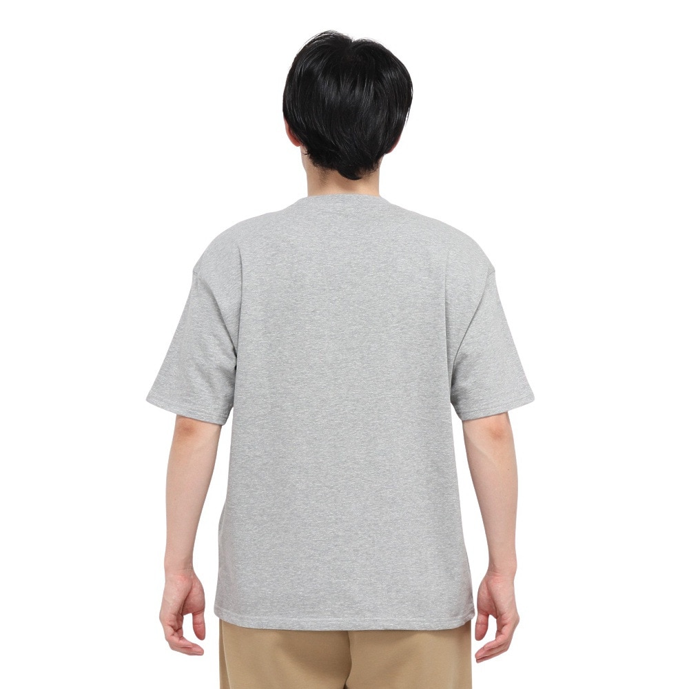 チャムス（CHUMS）（メンズ）スウェット 半袖 キーストーン ショートスリーブ ポケット クルートップ CH00-1492-G005 グレー 