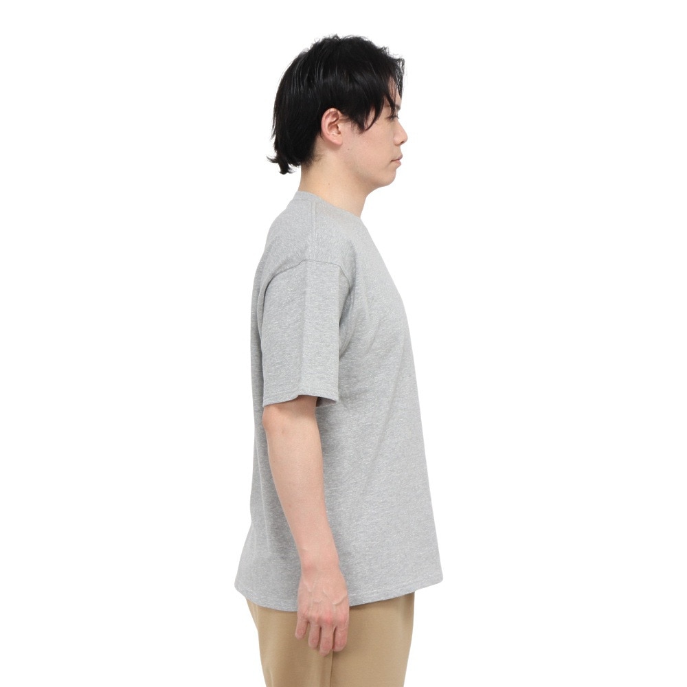 チャムス（CHUMS）（メンズ）スウェット 半袖 キーストーン ショートスリーブ ポケット クルートップ CH00-1492-G005 グレー 