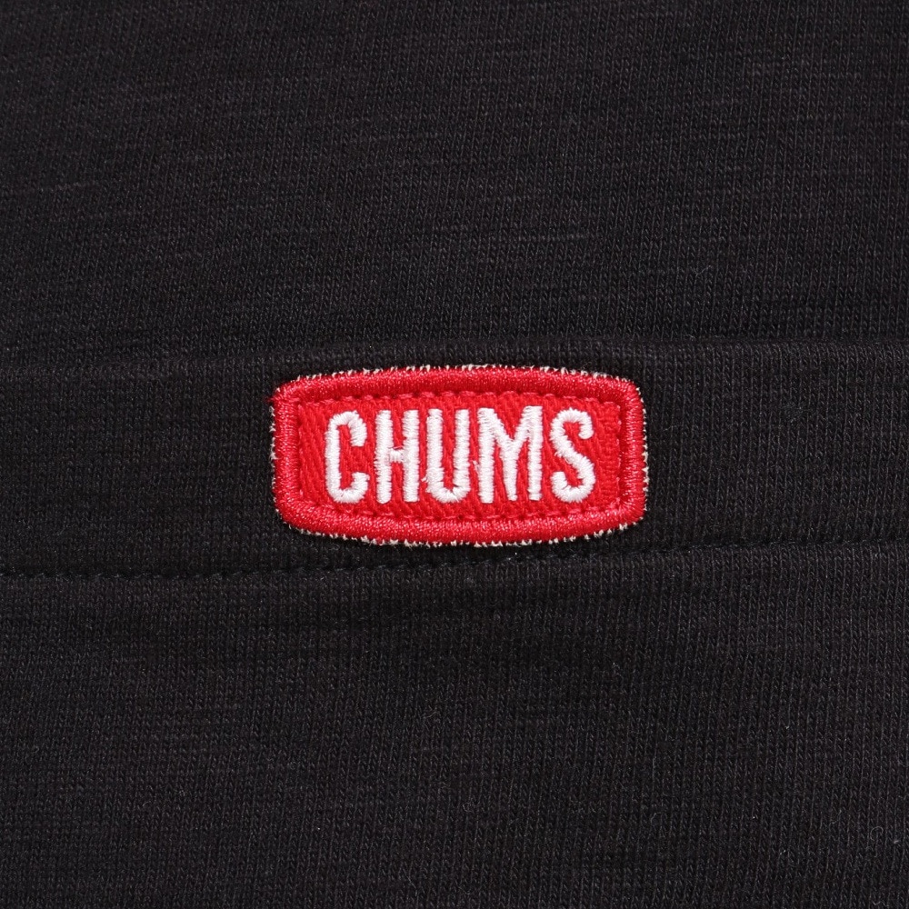 チャムス（CHUMS）（メンズ）スウェット 半袖 キーストーン ショートスリーブ ポケット クルートップ CH00-1492-K001 ブラック