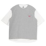 (メンズ)半袖Tシャツ + ベスト キーストーン レイヤードTシャツ CH00-1493-G005 グレー 重ね着 セット