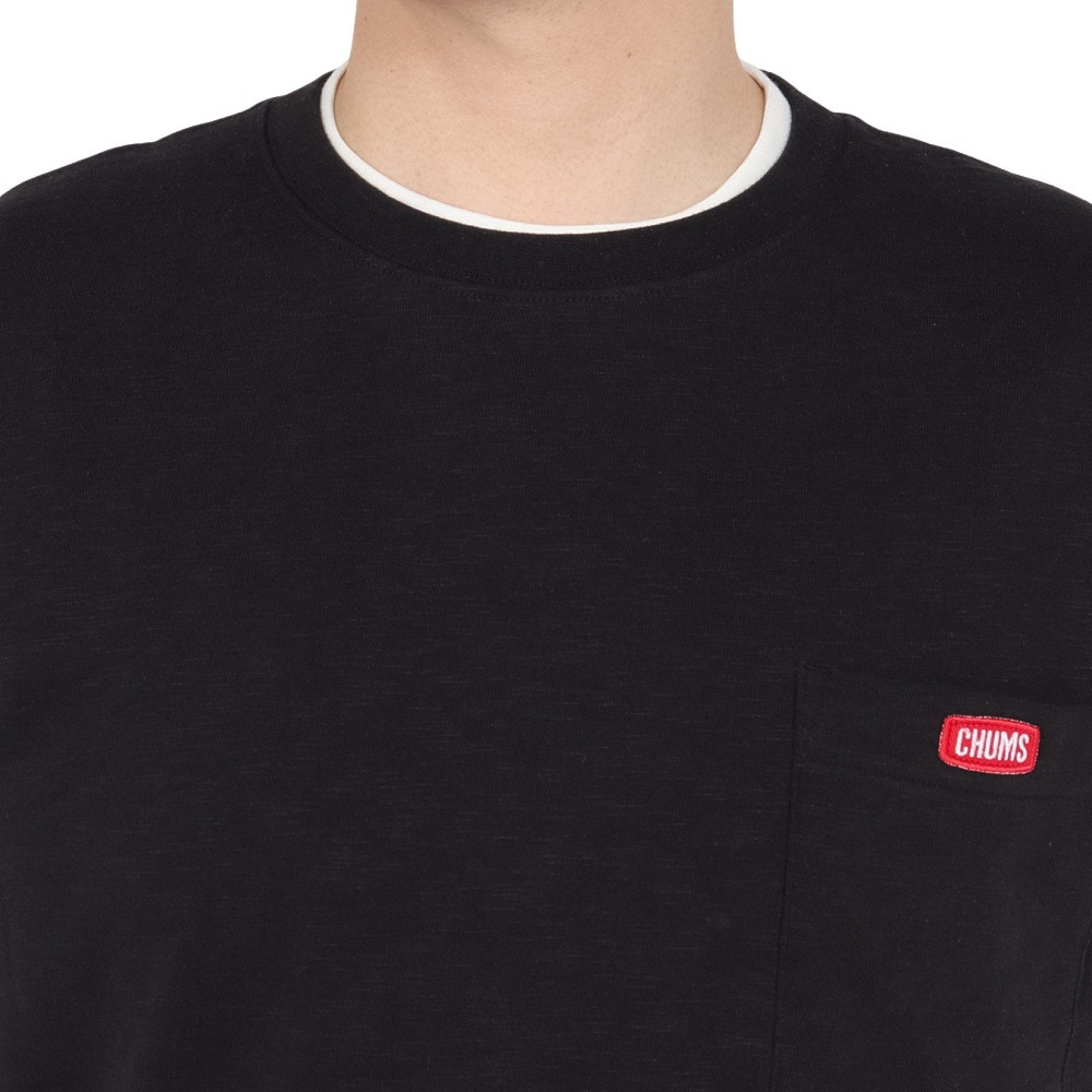 チャムス（CHUMS）（メンズ）半袖Tシャツ + ベスト キーストーン レイヤードTシャツ CH00-1493-K001 ブラック 重ね着 セット