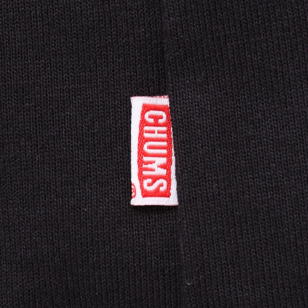 チャムス（CHUMS）（メンズ）半袖Tシャツ ヘビーウェイト チャムスロゴTシャツ CH01-2271-K001 ブラック オーバーサイズ