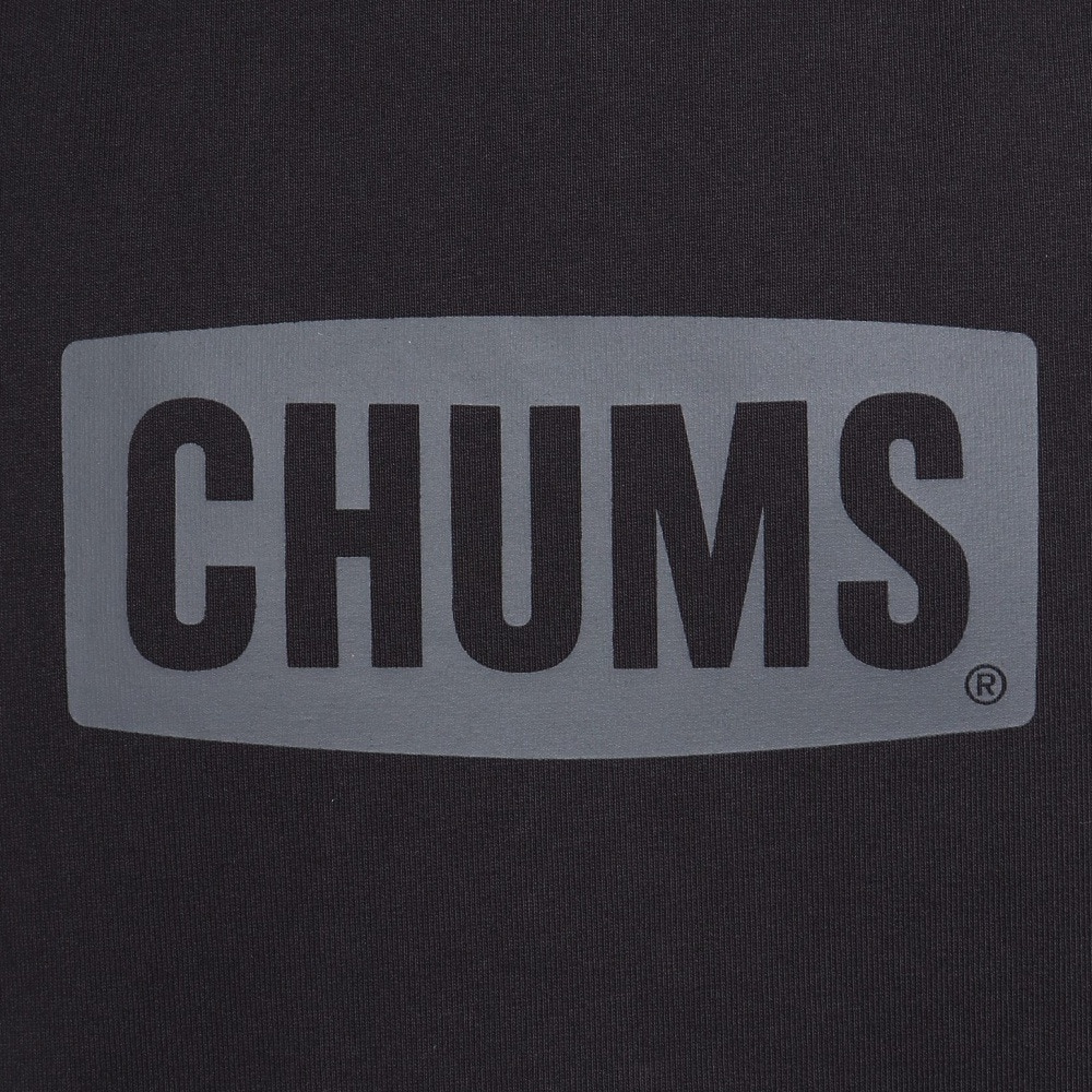 チャムス（CHUMS）（メンズ）半袖Tシャツ ヘビーウェイト チャムスロゴTシャツ CH01-2271-K001 ブラック オーバーサイズ