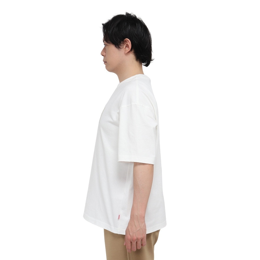 チャムス（CHUMS）（メンズ）半袖Tシャツ ヘビーウェイト チャムスロゴTシャツ CH01-2271-W001 ホワイト オーバーサイズ