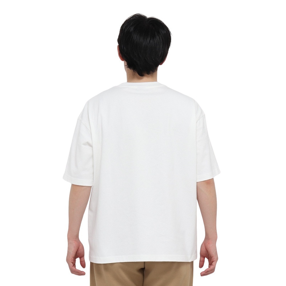 チャムス（CHUMS）（メンズ）半袖Tシャツ ヘビーウェイト チャムスロゴTシャツ CH01-2271-W001 ホワイト オーバーサイズ